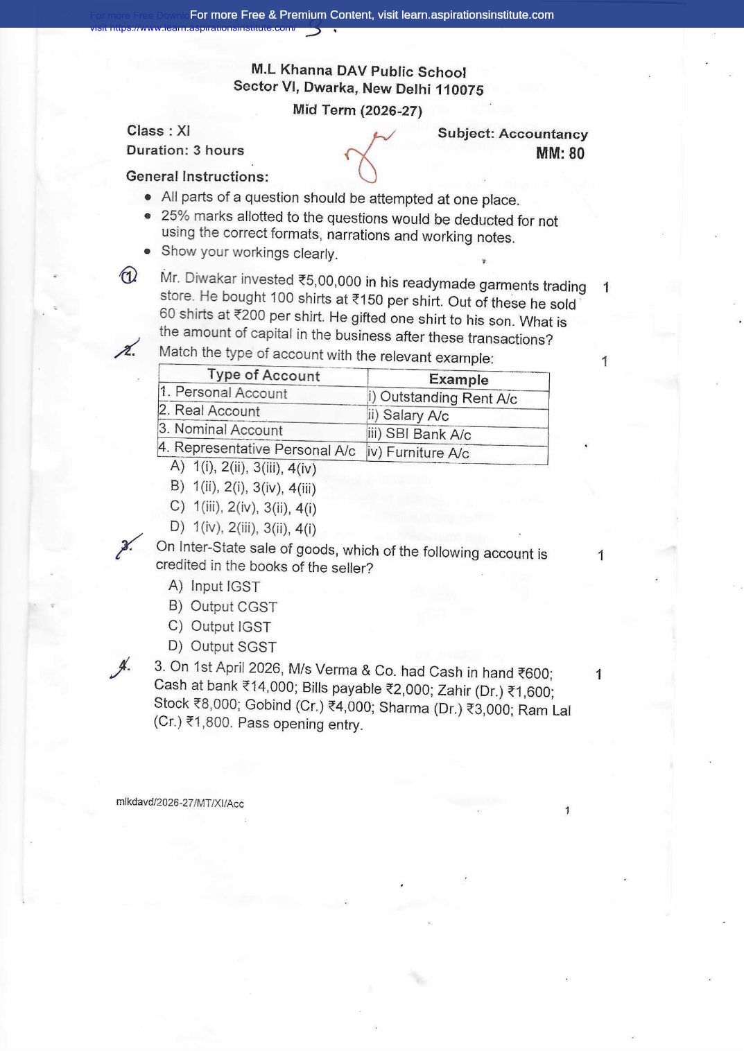 Preview page 1 of 11_Acc_HY Paper_DAV School_2026-27