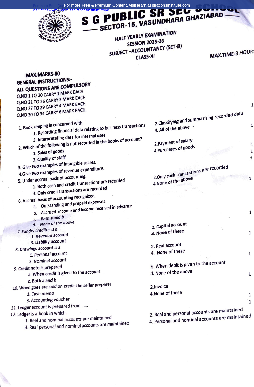 Preview page 1 of 11_Acc_HY Paper_SG Public School_2025-26