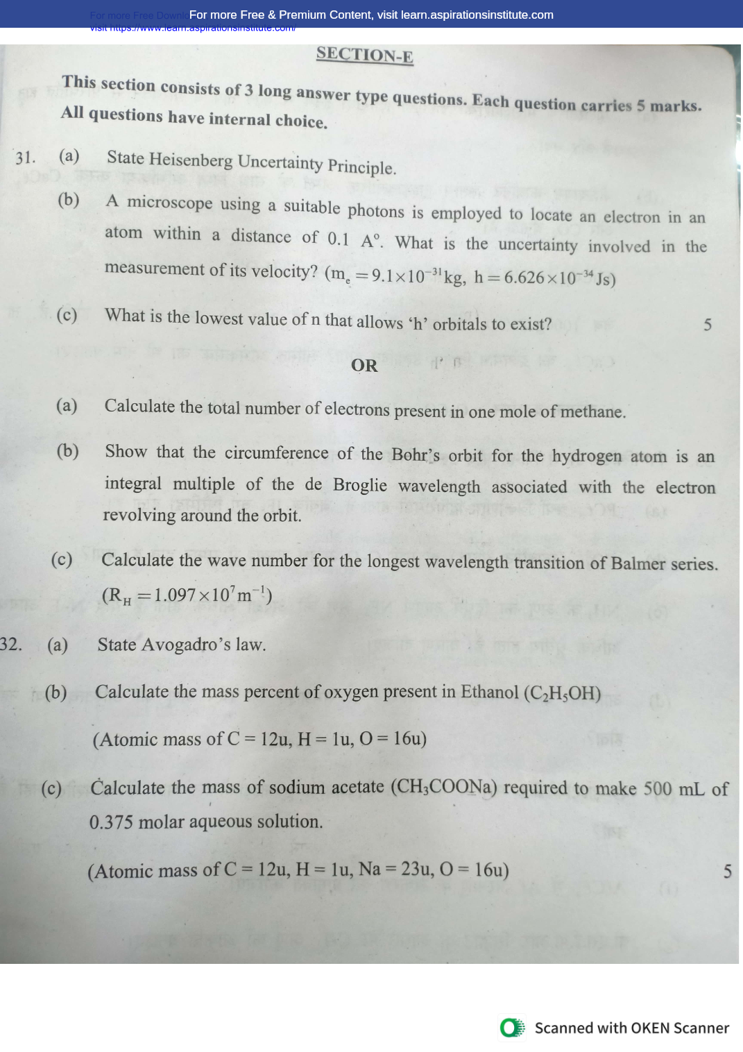 Preview page 11 of 11_Chem_HY Paper_Govt.School_2024-25